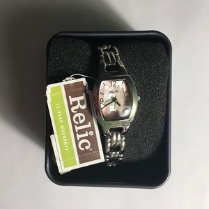 Relic Pink/Mother of Pearl Stainless Watch